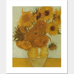 Sunflowers in a Vase by Vincent van Gogh Posters and Art